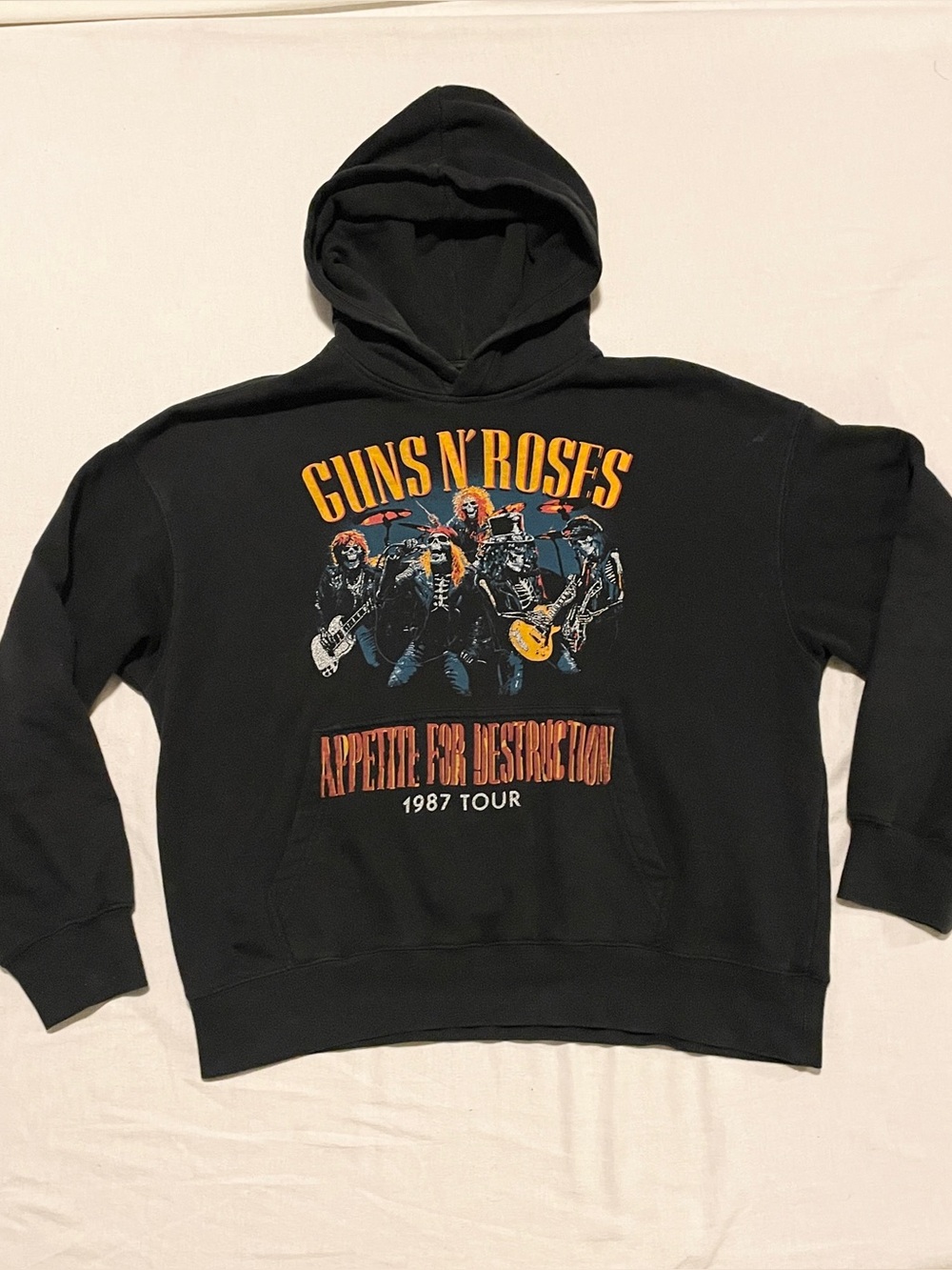 H&M Guns N' Roses Appetite For Destruction Hoodie Medium